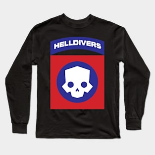 Helldivers Logo Patch Long Sleeve T-Shirt